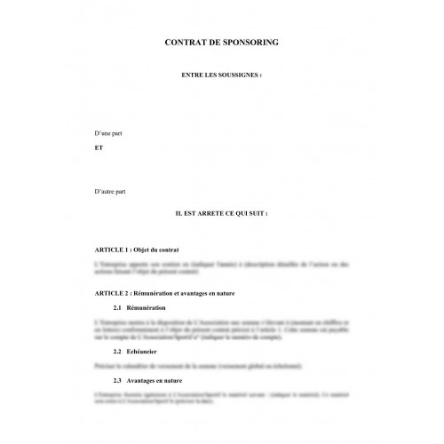 Contrat