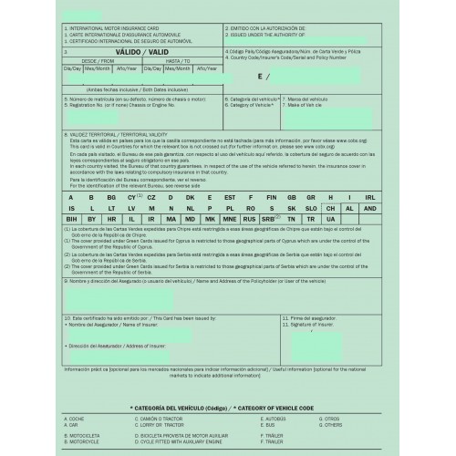 Carta verde